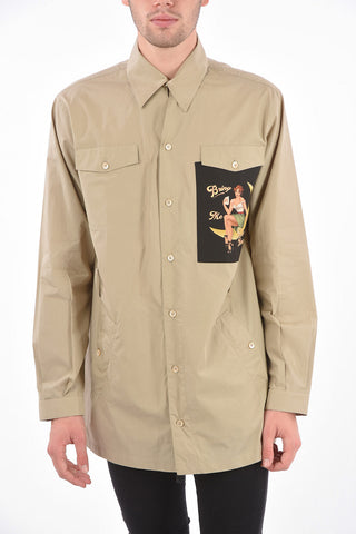 Camicia Oversized Stampata