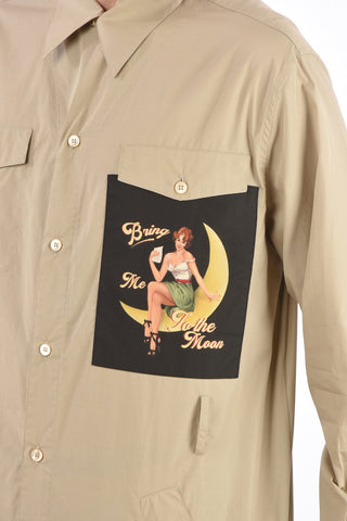 Camicia Oversized Stampata