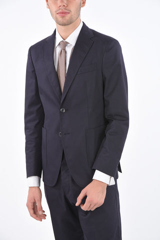 Unlined Notch Lapel Suit