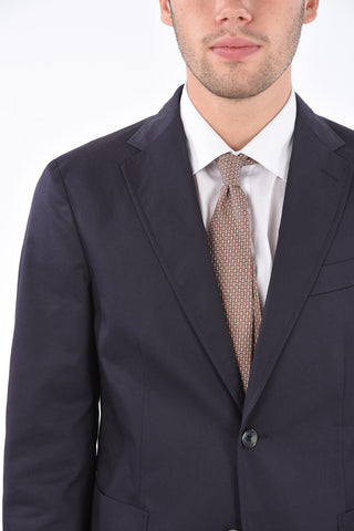 Unlined Notch Lapel Suit