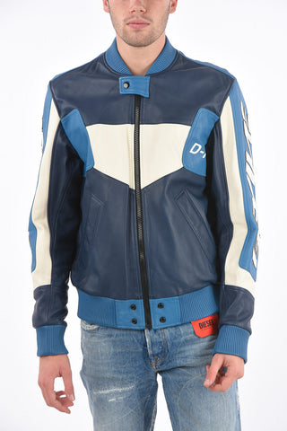 Leather L-MAY Biker Jacket