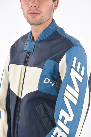 Leather L-MAY Biker Jacket