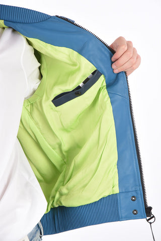 Leather L-MAY Biker Jacket