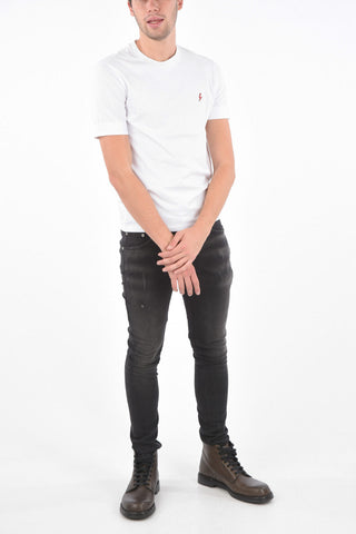 Slim Fit THUNDERBOLT Crew-Neck T-Shirt