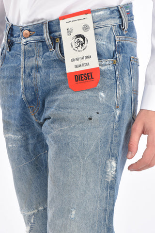 Distressed MHARKY Slim Skinny Jeans 16cm