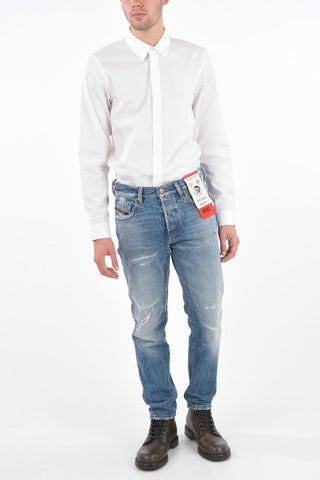 Distressed MHARKY Slim Skinny Jeans 16cm