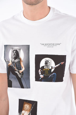 ROCK MYTHOLOGY Patched  Easy Fit THE ROCKSTAR GOD T-Shirt