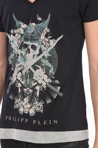 HOMME V-neck PIRATE t-shirt