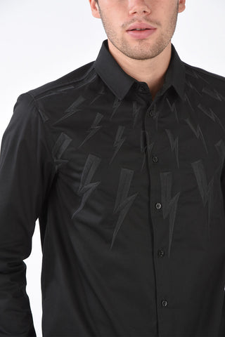 Embroidered FAIR ISLE THUNDERBOLT Shirt