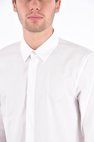 Camicia T-RACCONTO con Abbottonatura Nascosta
