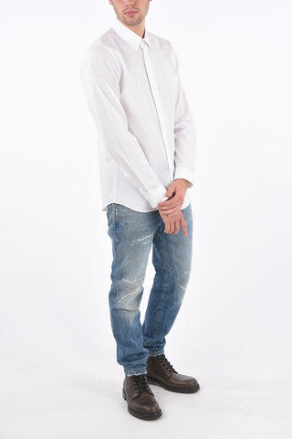 Camicia T-RACCONTO con Abbottonatura Nascosta