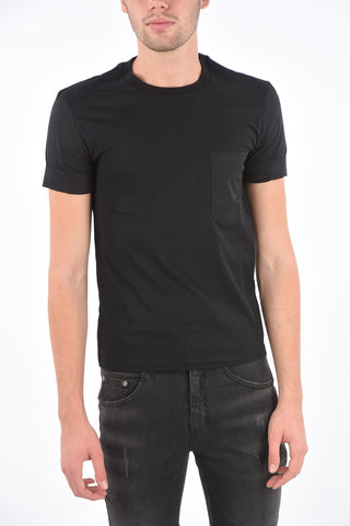 Patch Pocket Slim Fit LOGO NO LOGO Crew-Neck T-Shirt