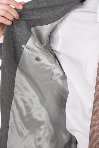 CC COLLECTION Side Vents RIGHT Hopsack Suit