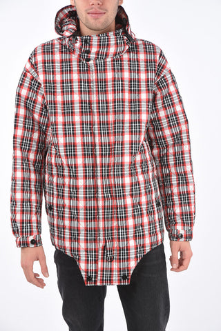 Quilted Tartan Hooded Jacket