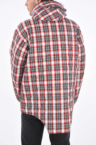 Quilted Tartan Hooded Jacket