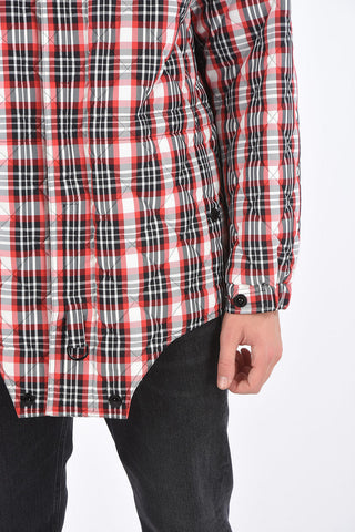 Quilted Tartan Hooded Jacket