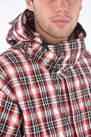Quilted Tartan Hooded Jacket