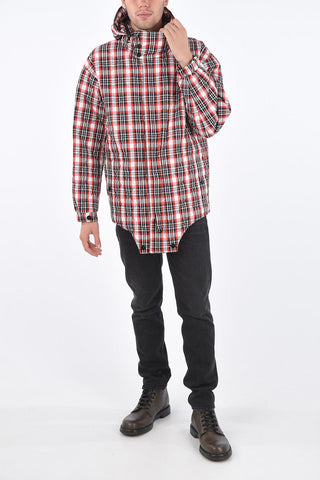 Quilted Tartan Hooded Jacket