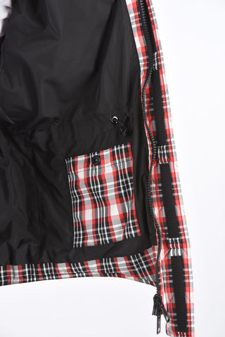Quilted Tartan Hooded Jacket