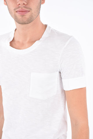 T-shirt Loose Fit con Taschino a Toppa