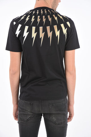 Maxi Printed Slim Fit Crew-Neck T-Shirt