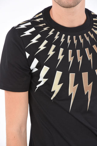 Maxi Printed Slim Fit Crew-Neck T-Shirt