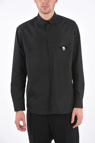 Cotton Maxi Patch Pocket RING Shirt