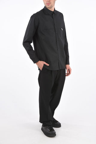 Cotton Maxi Patch Pocket RING Shirt