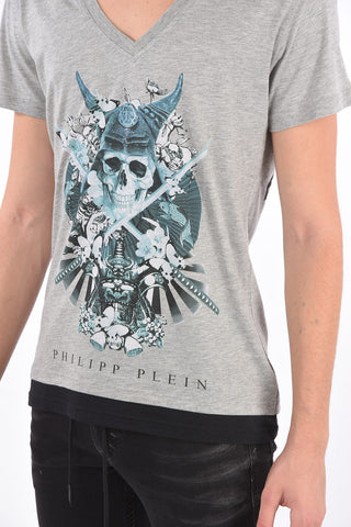 HOMME V-neck PIRATE t-shirt