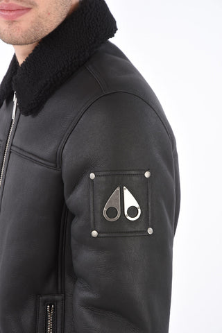 zip closure DENISON shearling