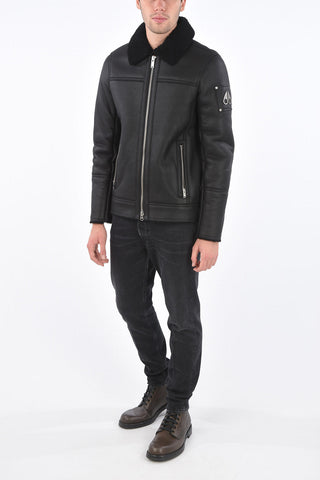 zip closure DENISON shearling