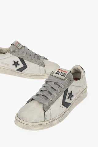 Leather Vintage effect Sneakers