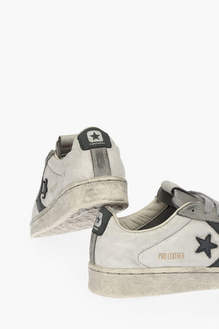 Leather Vintage effect Sneakers