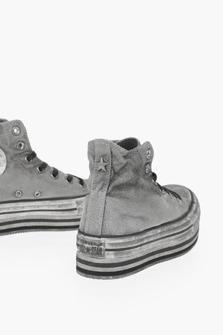 ALL STAR 5cm Fabric Sneakers with Platform