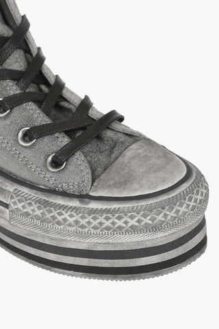 ALL STAR 5cm Fabric Sneakers with Platform