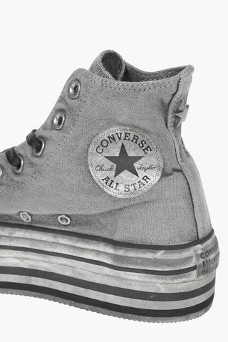 ALL STAR 5cm Fabric Sneakers with Platform