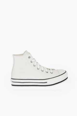 ALL STAR Leather Sneakers with Platform