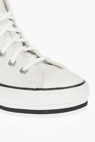 ALL STAR Leather Sneakers with Platform