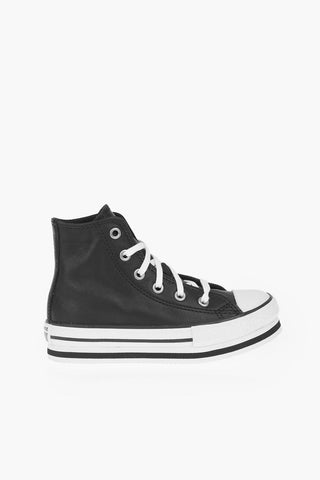 ALL STAR Sneakers in Pelle con Platform