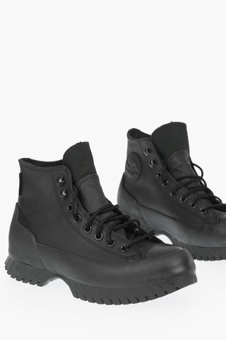 ALL STAR CHUCK TAYLOR Texture Leather High-Top Sneakers