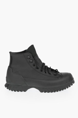 ALL STAR CHUCK TAYLOR Texture Leather High-Top Sneakers