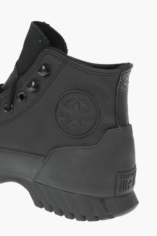 ALL STAR CHUCK TAYLOR Texture Leather High-Top Sneakers
