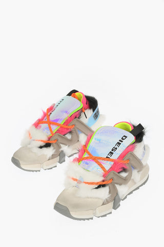 Faux Fur S-PADOLA Low Sneakers