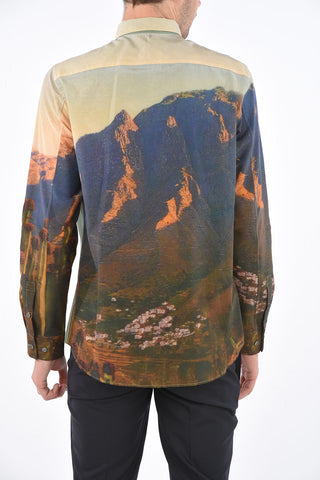 Printed Cotton NEO Classic Collar Shirt
