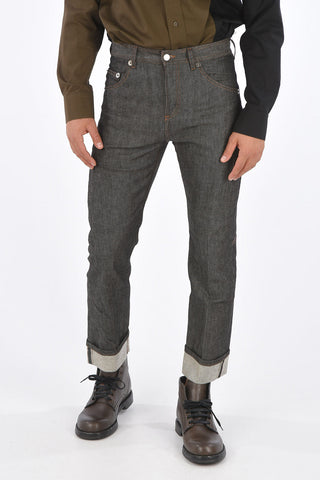 Cuffed Hem Skinny Fit Jeans 16cm