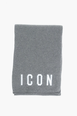 ICON ribbed scarf