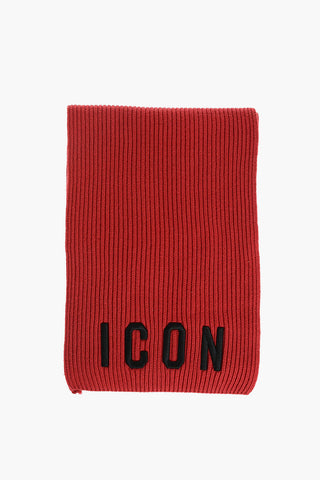 ICON ribbed scarf