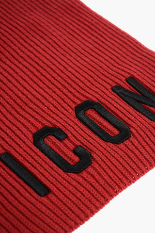 ICON ribbed scarf