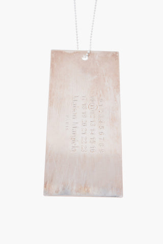 MM11 silver pendant necklace
