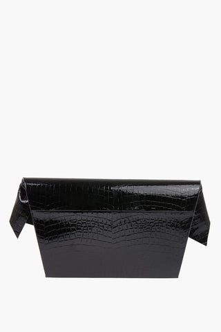 MM11 Leather clutch bag with removable shoulder bag